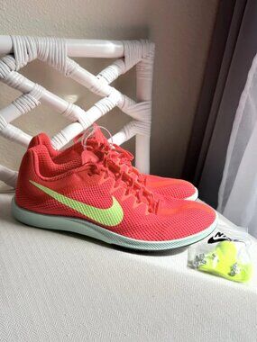 Nike Zoom Rival Distance Track Spikes Bright Crimson FZ9653-600 Men 9 Women 10.5